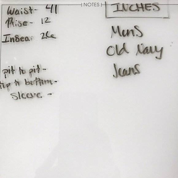 Old Navy Men's Jeans Dark Blue Bootcut 100 Cotton - Picture 8 of 8